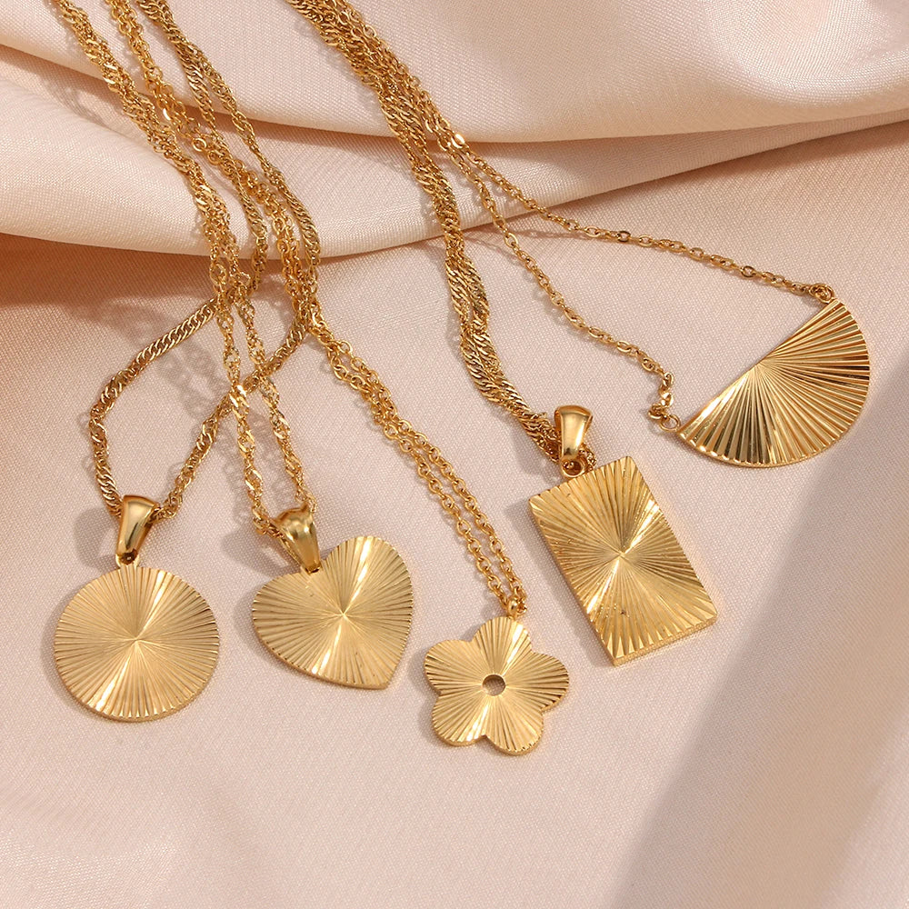 Inner Light Necklaces flat lay