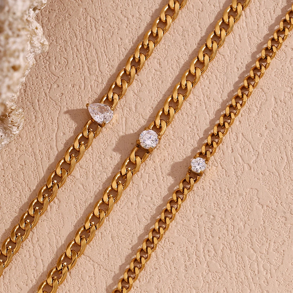 Luminous Edge Bracelet Flat Lay