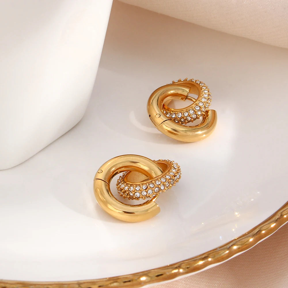 Luminous Hoops display