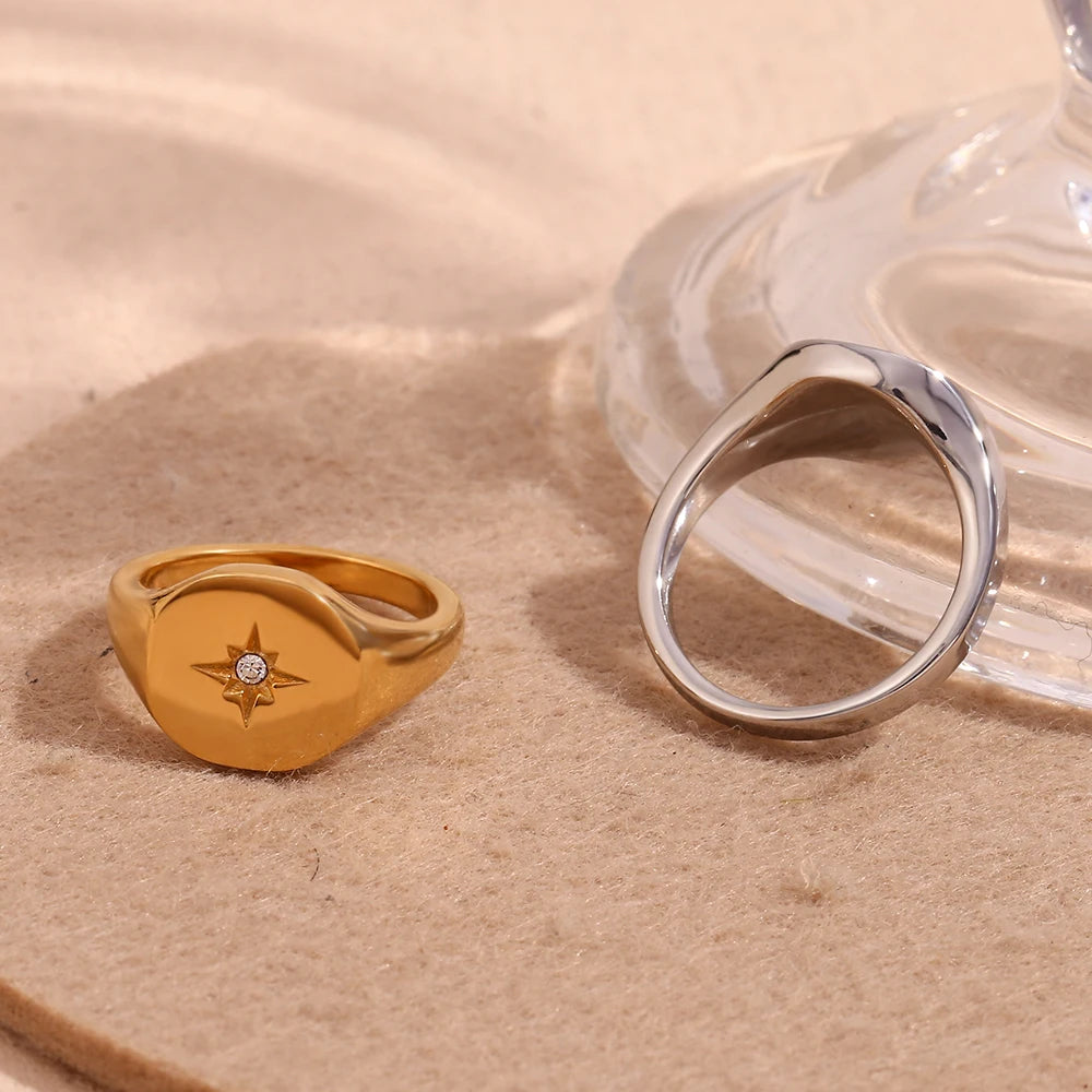 North Star Signet Rings