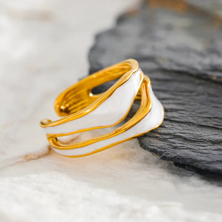 Serene Stream Ring