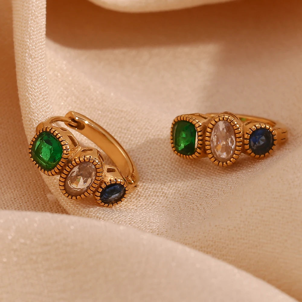 My Little Gems Hoop Earrings