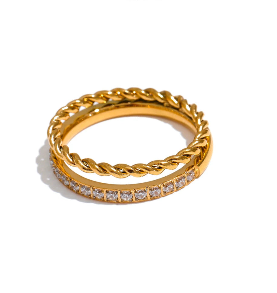 Lumina Double Layered Ring