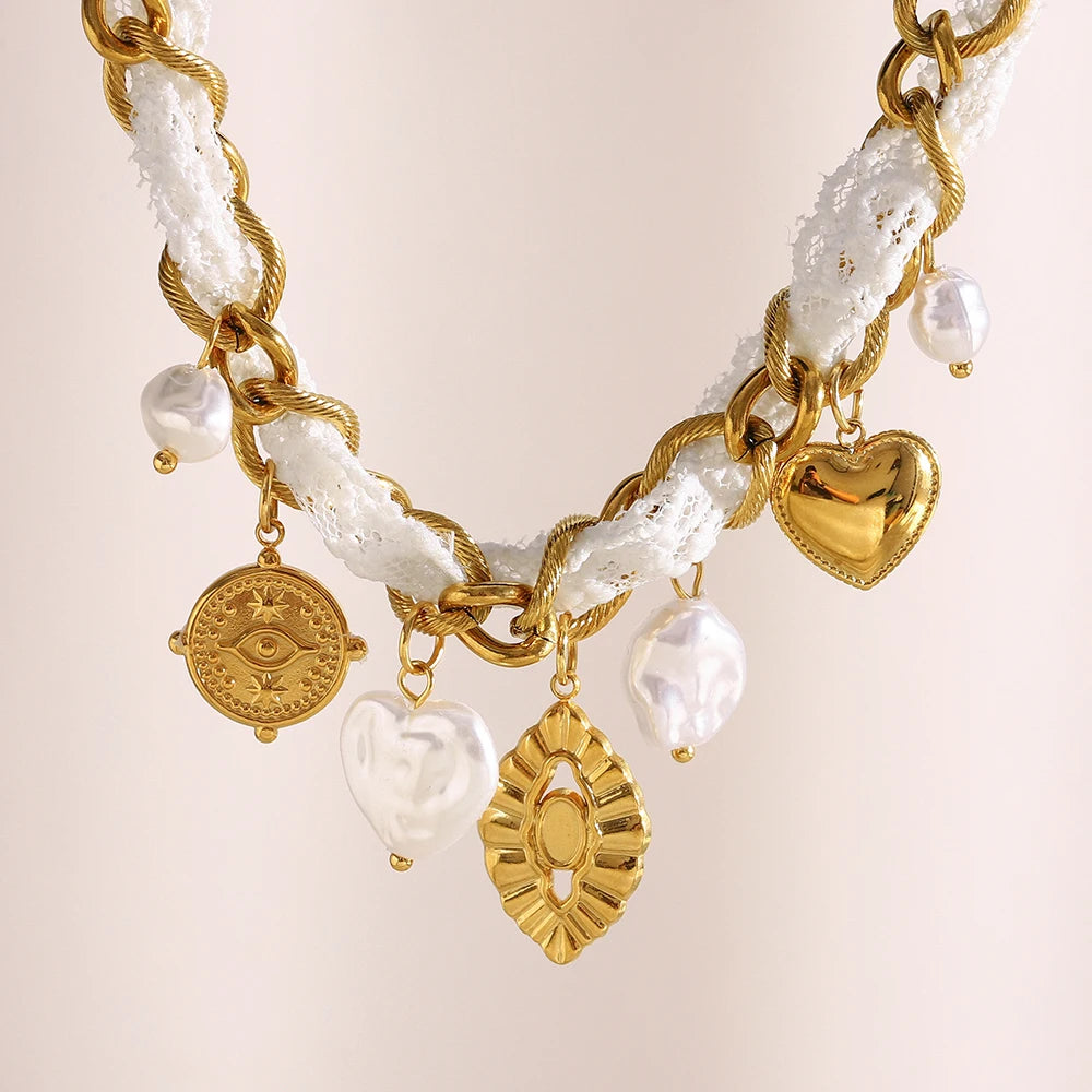 Lacey Charm Necklace