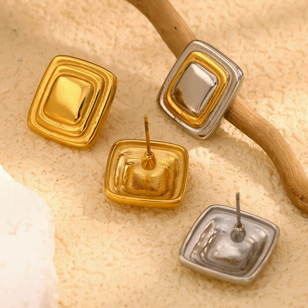 Classic Edge Earrings