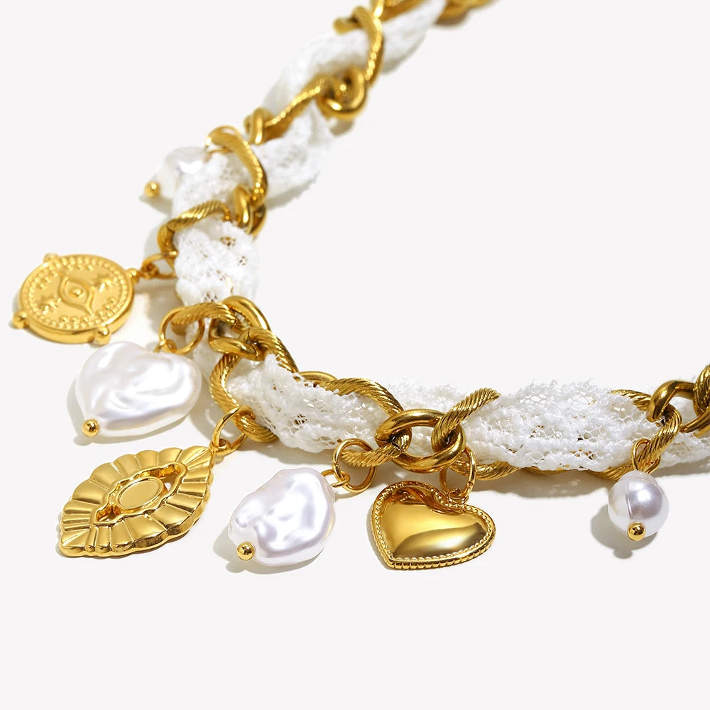 Lacey Charm Necklace