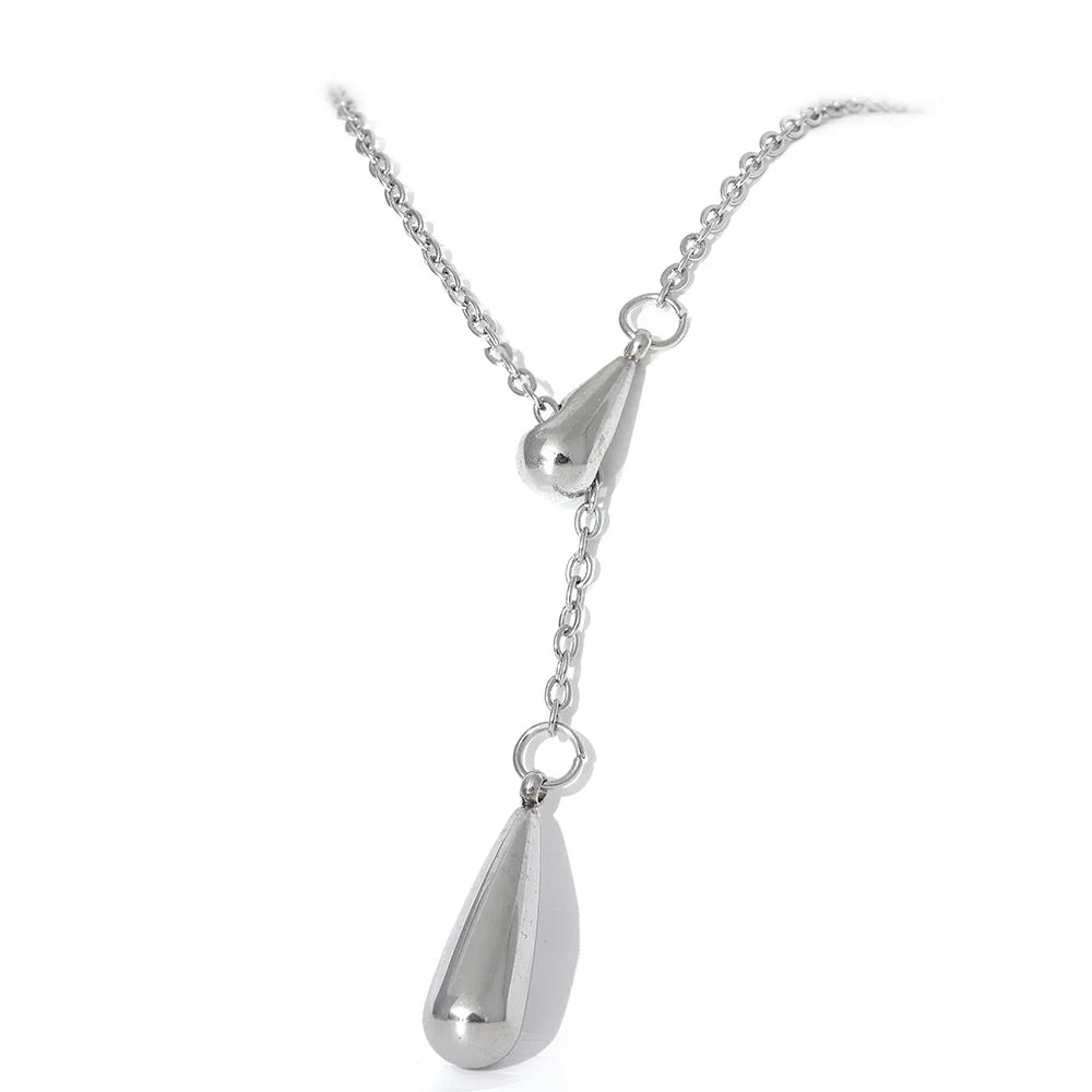 Precious Drop Plunge necklace