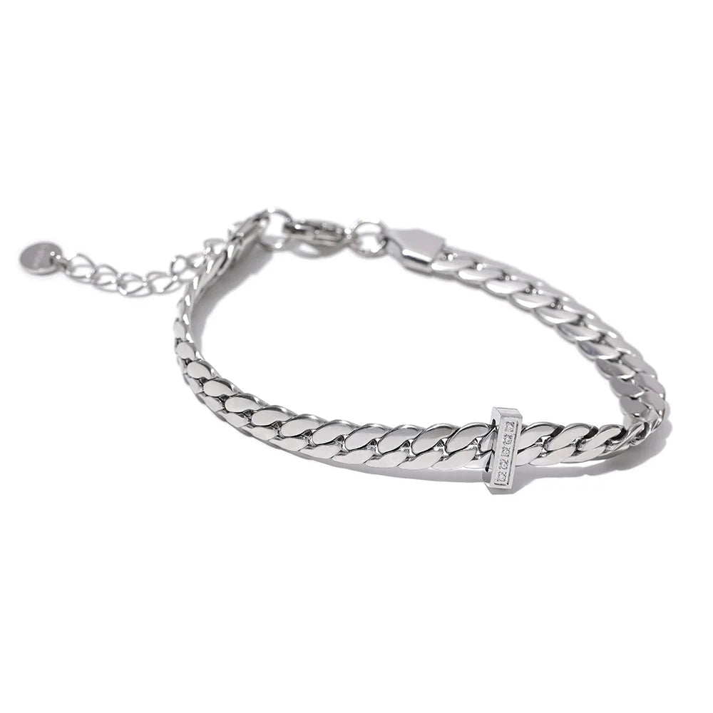 Forged Elegance Snake Chain Bracelet