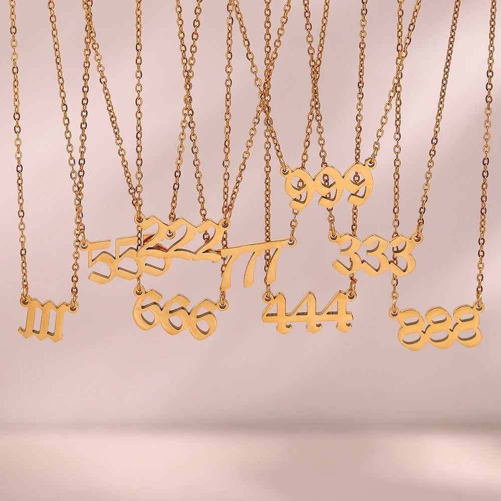 Synchronicity Numbers Necklace