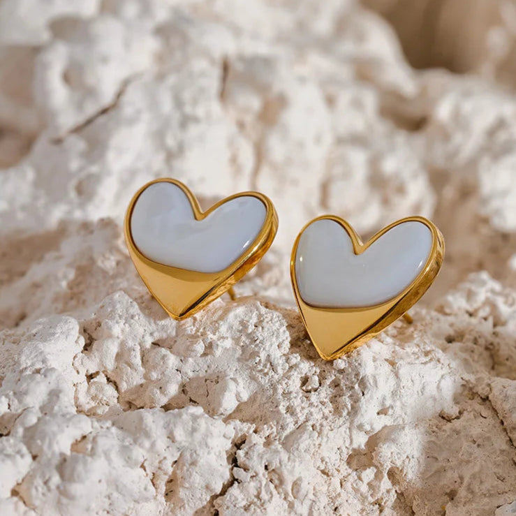 Heartfelt Stud Earrings