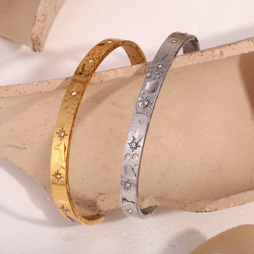 Stars Aligned Bangle Bracelet