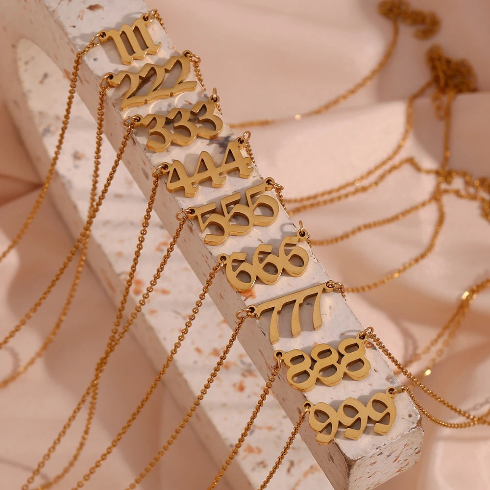 Synchronicity Numbers Necklace