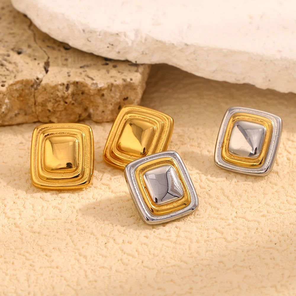 Classic Edge Earrings