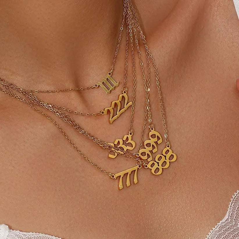 Synchronicity Numbers Necklace