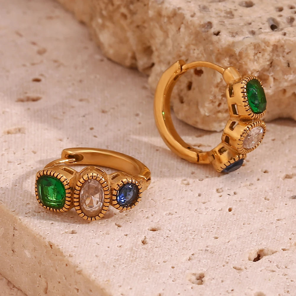 My Little Gems Hoop Earrings