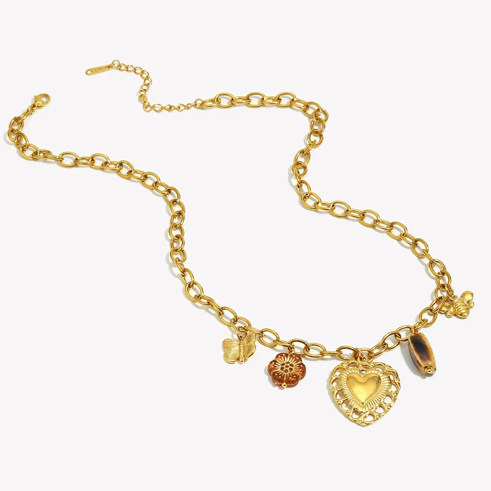 Romantic Summer Charm Necklace