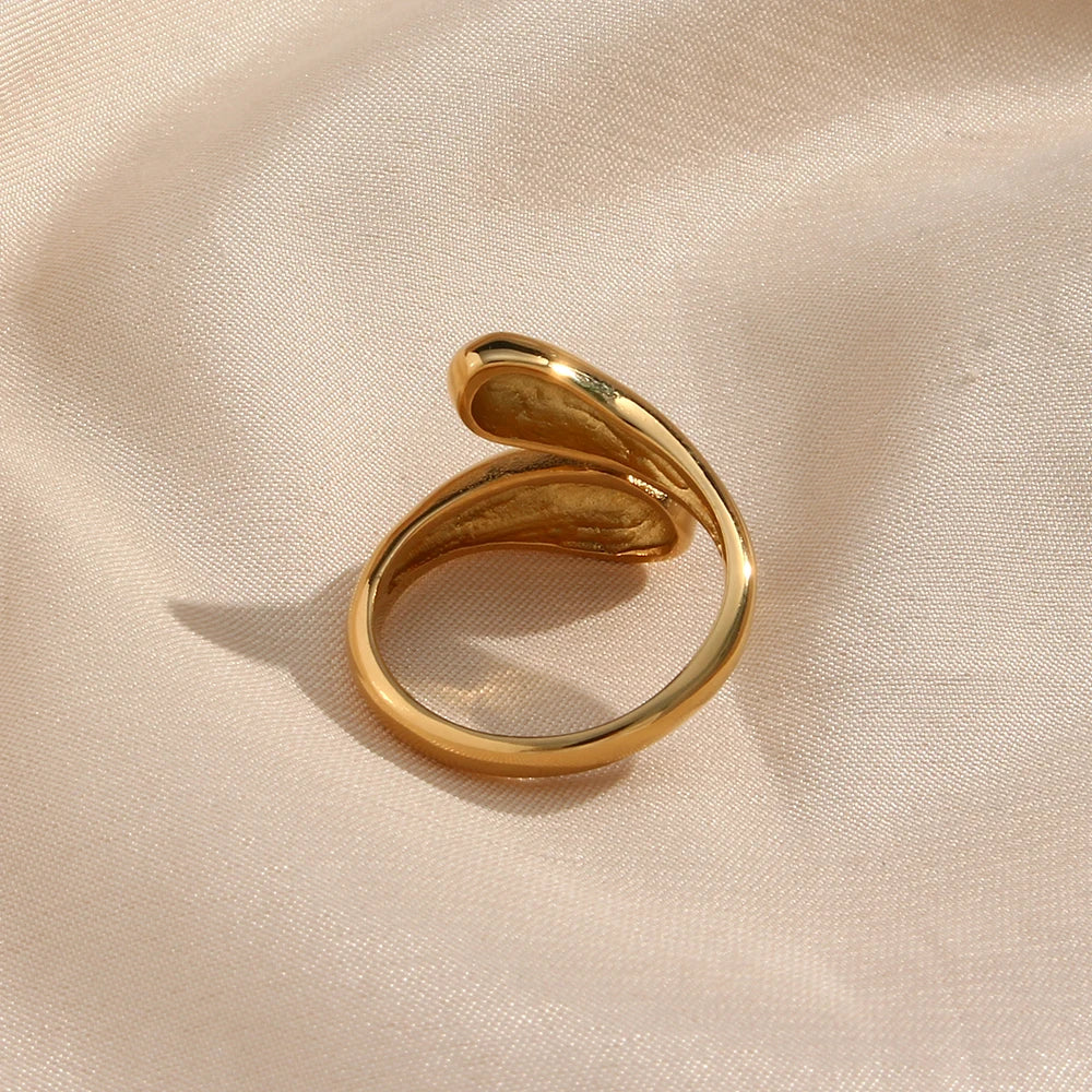 Twisted Drop Wrap Ring