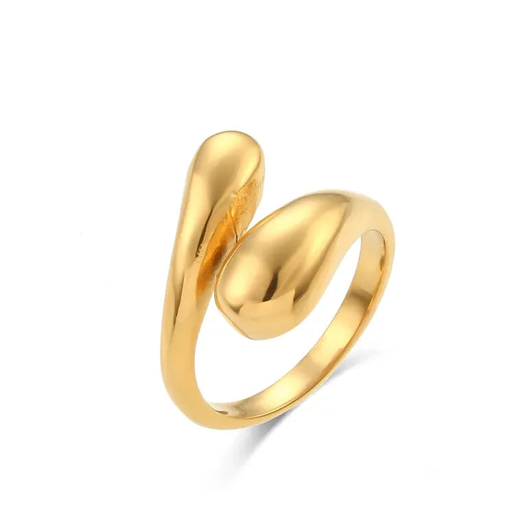 Twisted Drop Wrap Ring