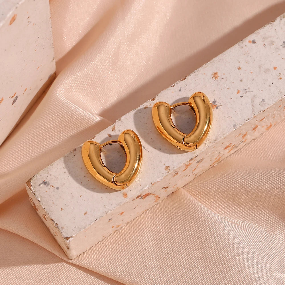 Chunky Chic Hoops Earrings