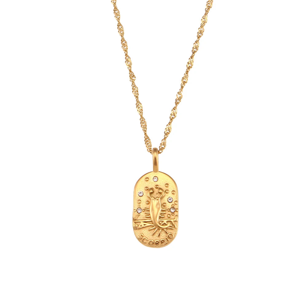 Zodiac Sign Charm Necklace