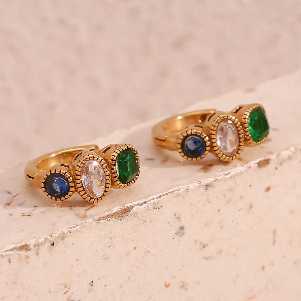 My Little Gems Hoop Earrings