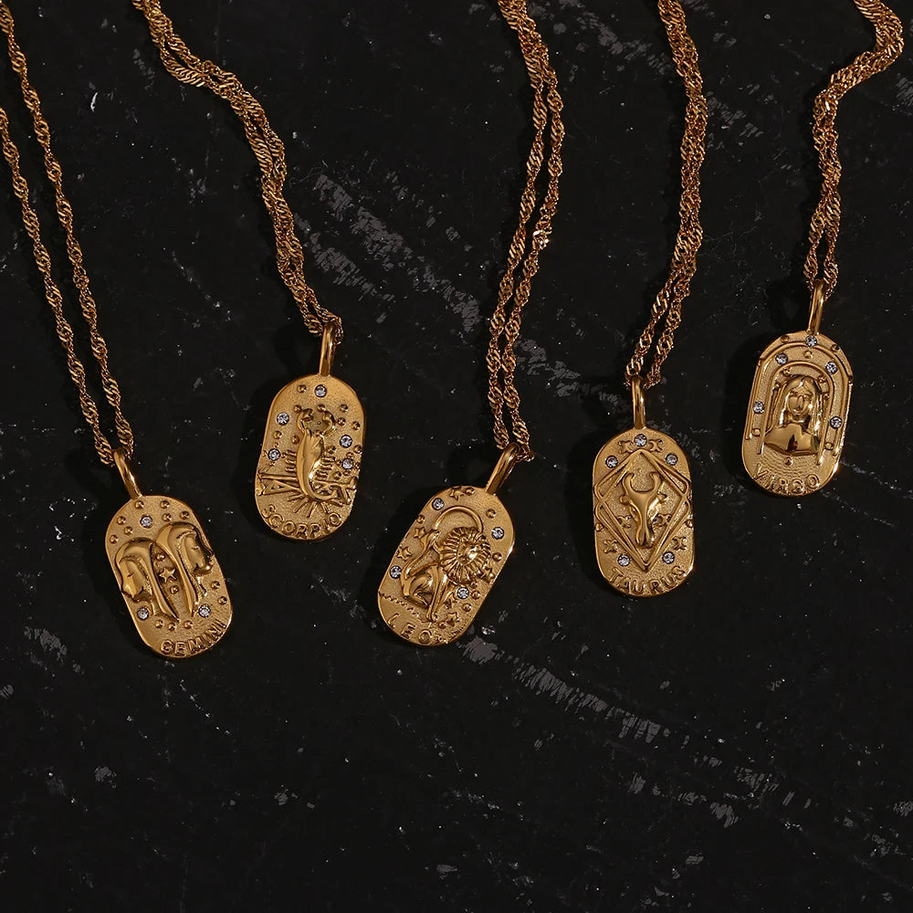 Zodiac Sign Charm Necklace