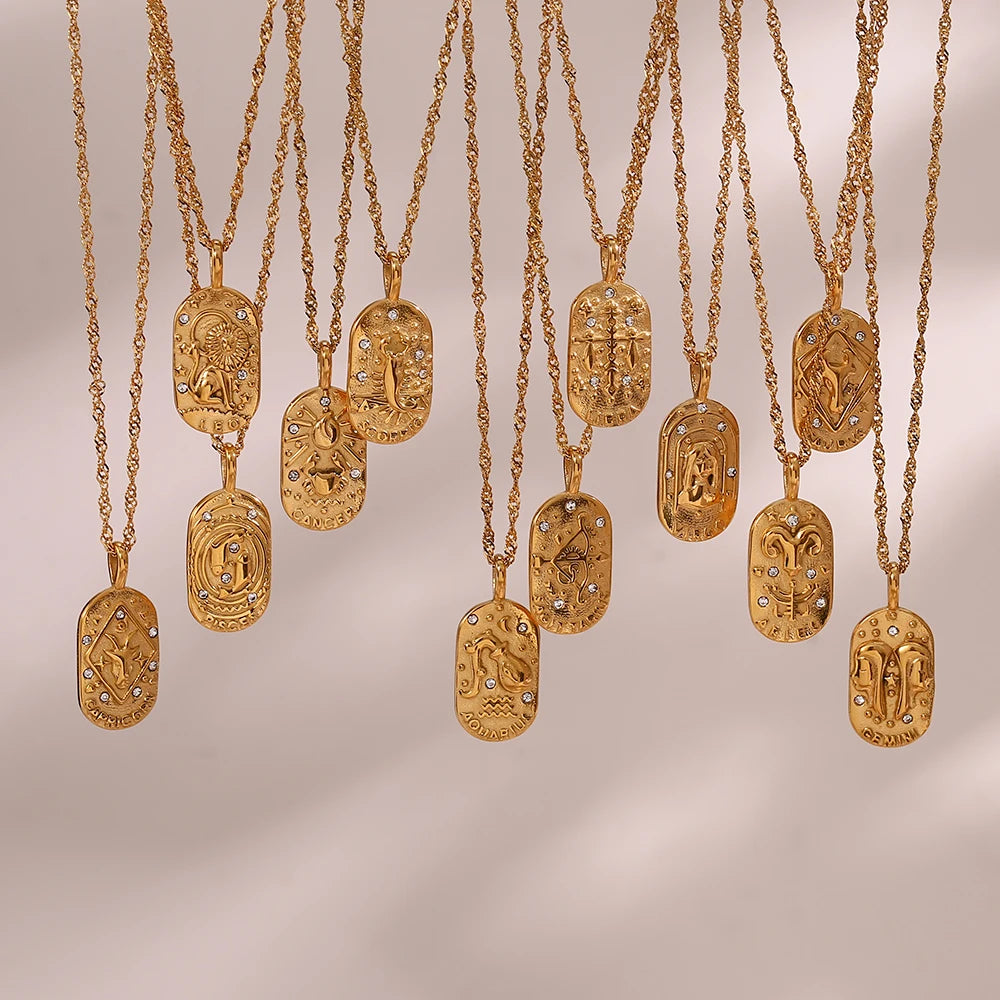 Zodiac Sign Charm Necklace