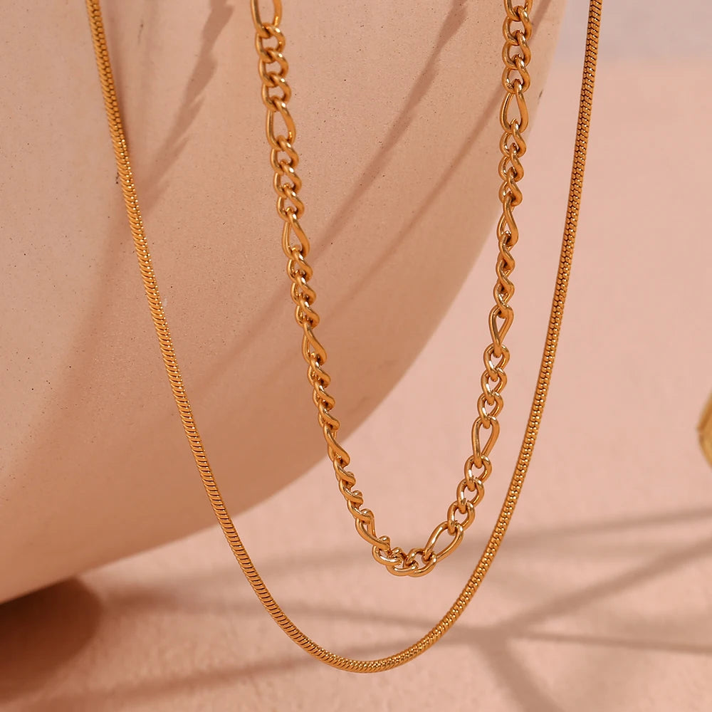 O Figaro Double Layered Necklace