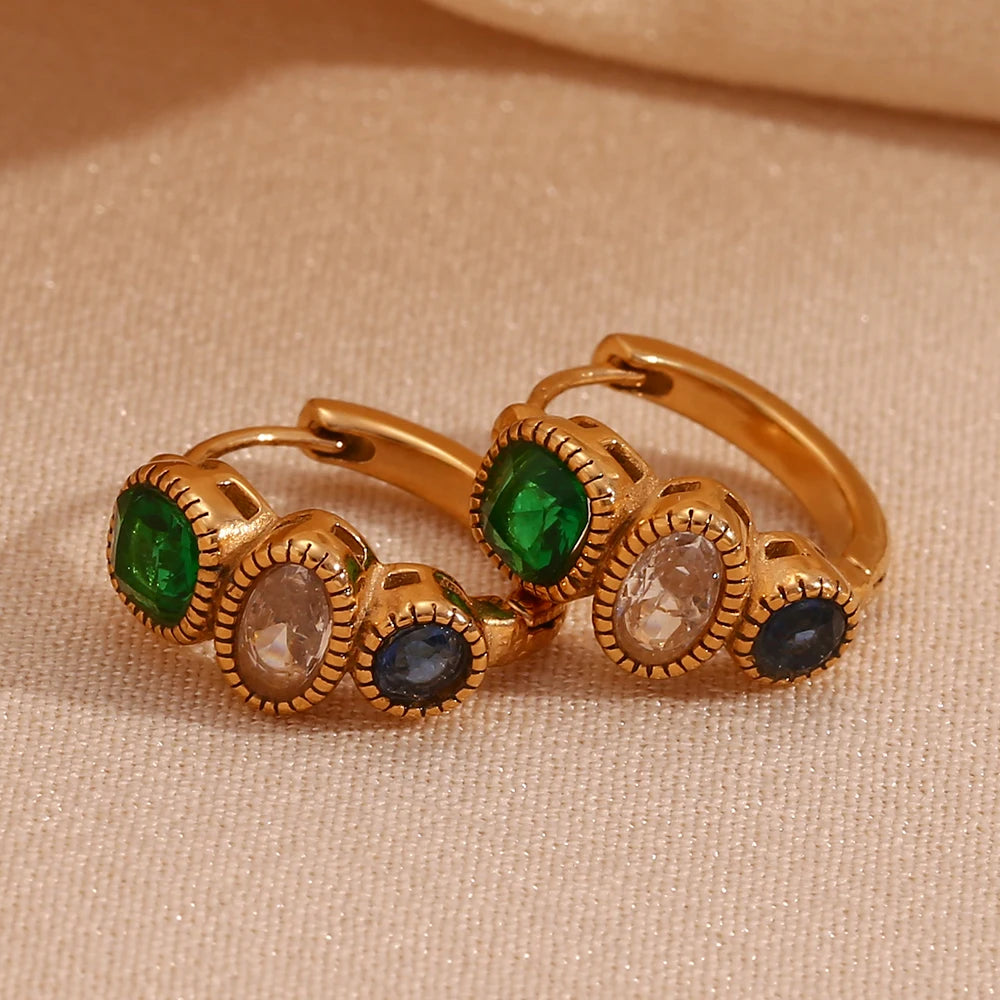 My Little Gems Hoop Earrings