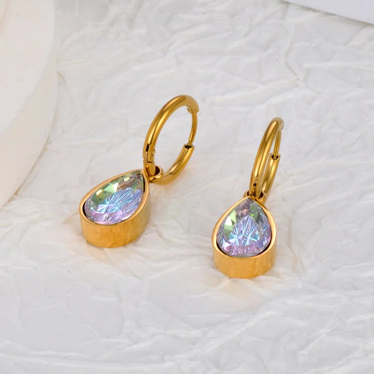 Glistening Grace Drop Earrings