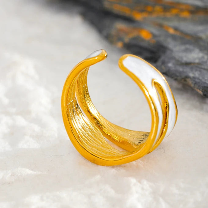 Serene Stream Ring