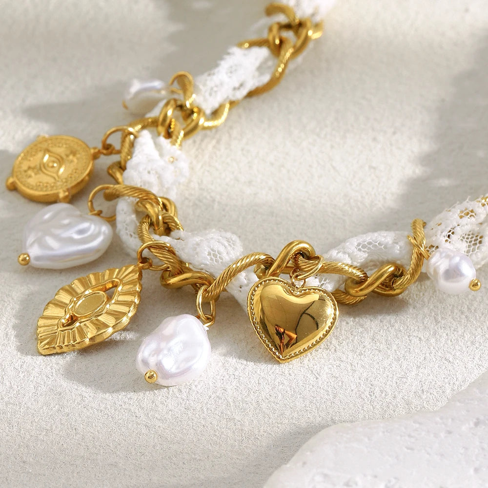 Lacey Charm Necklace