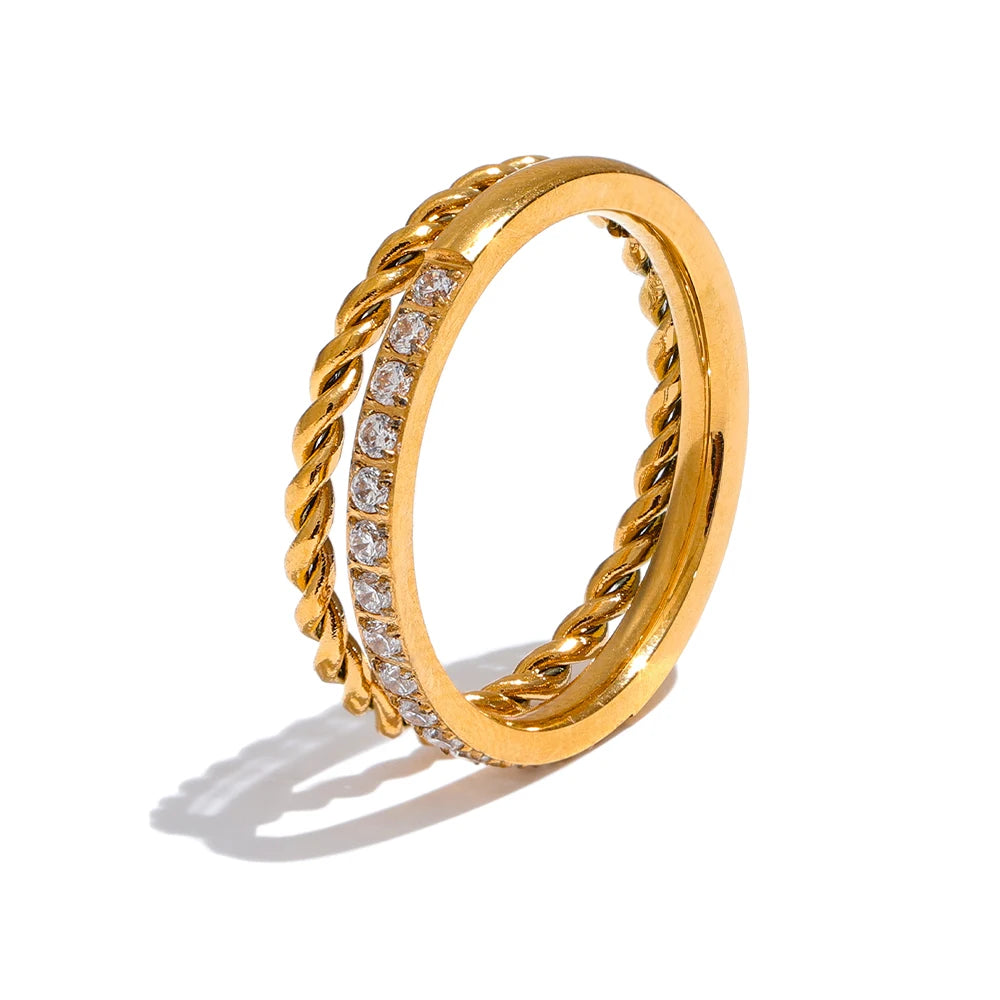 Lumina Double Layered Ring