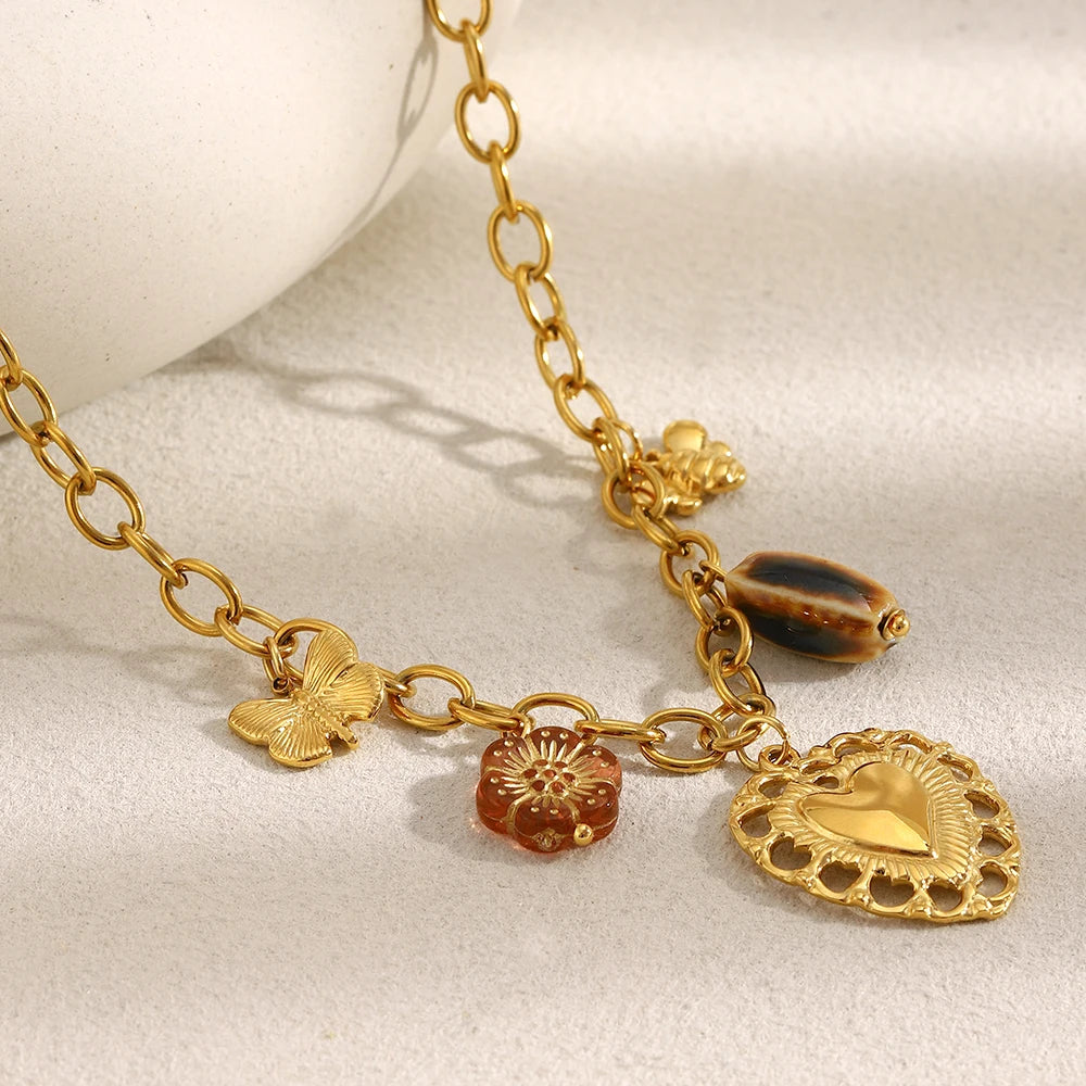 Romantic Summer Charm Necklace