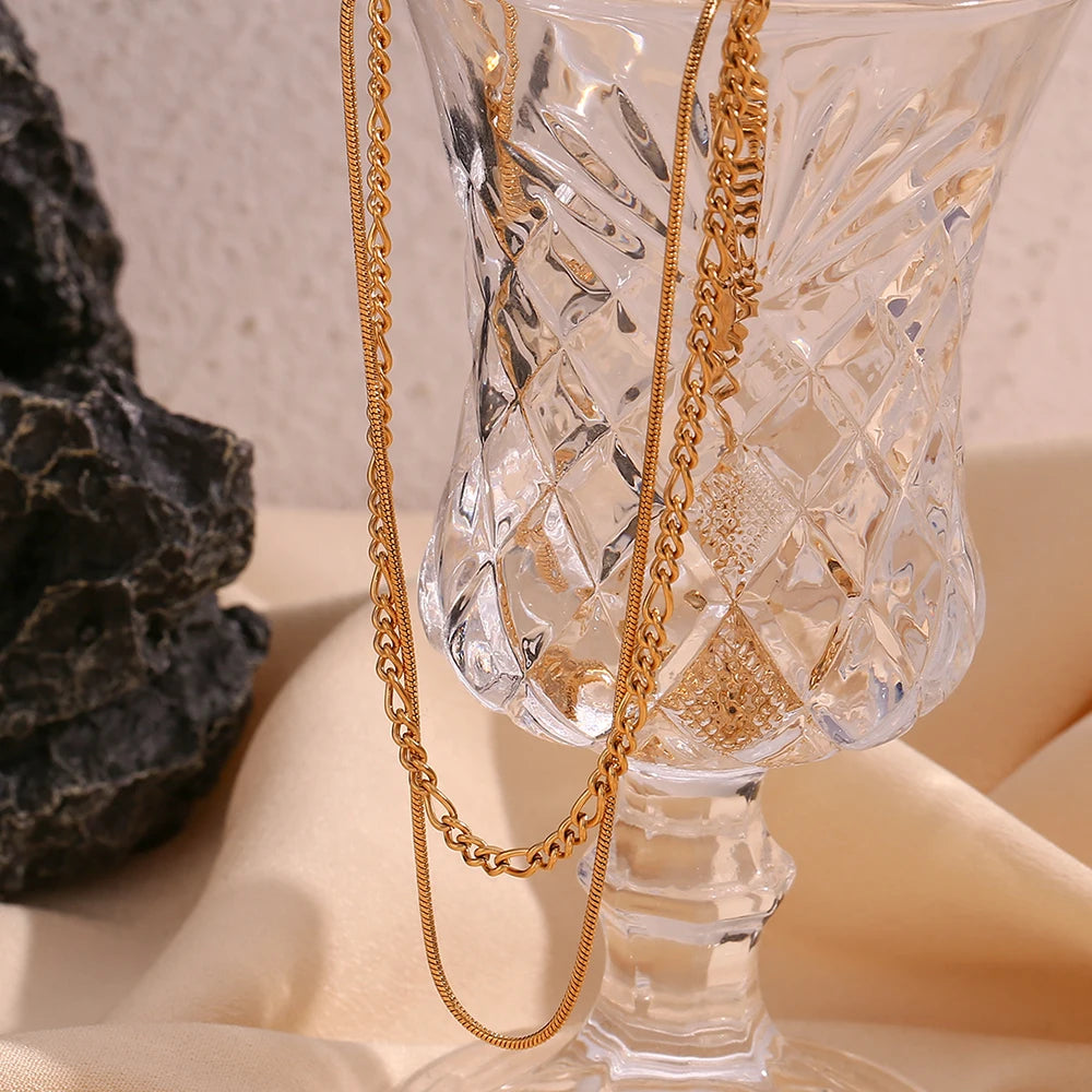 O Figaro Double Layered Necklace