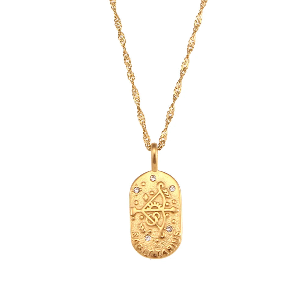 Zodiac Sign Charm Necklace