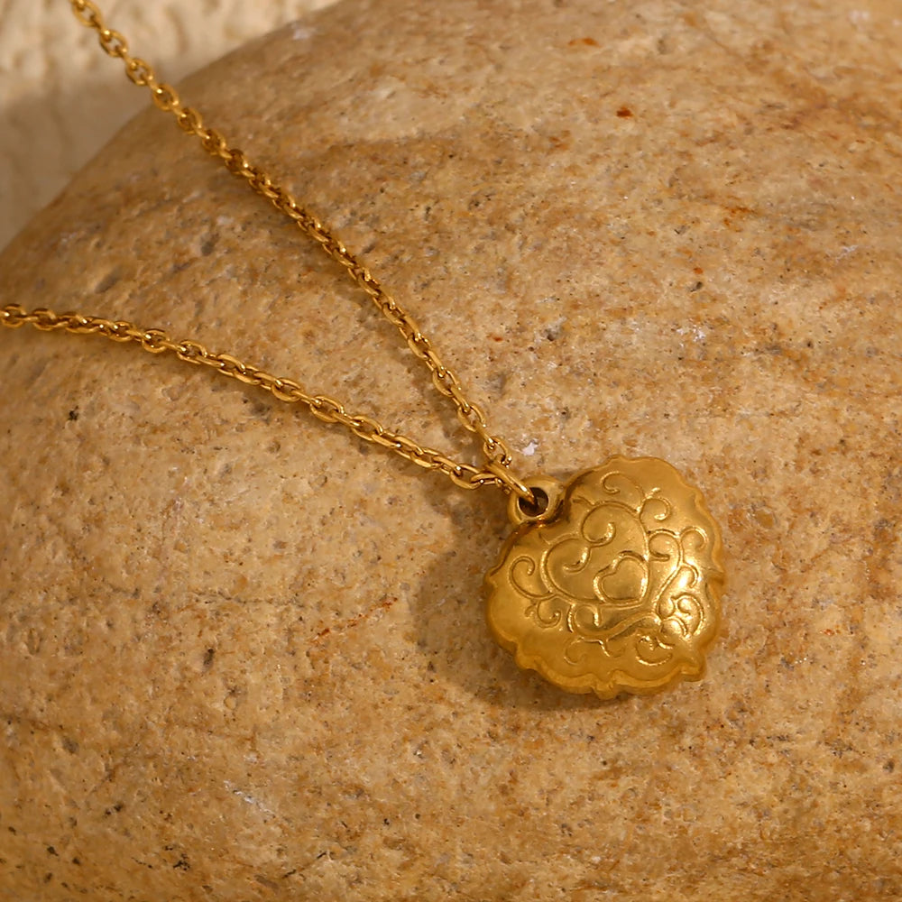 Vintage Heart Necklace