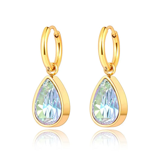 Glistening Grace Drop Earrings