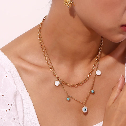 Guardian Gaze Layered Necklace