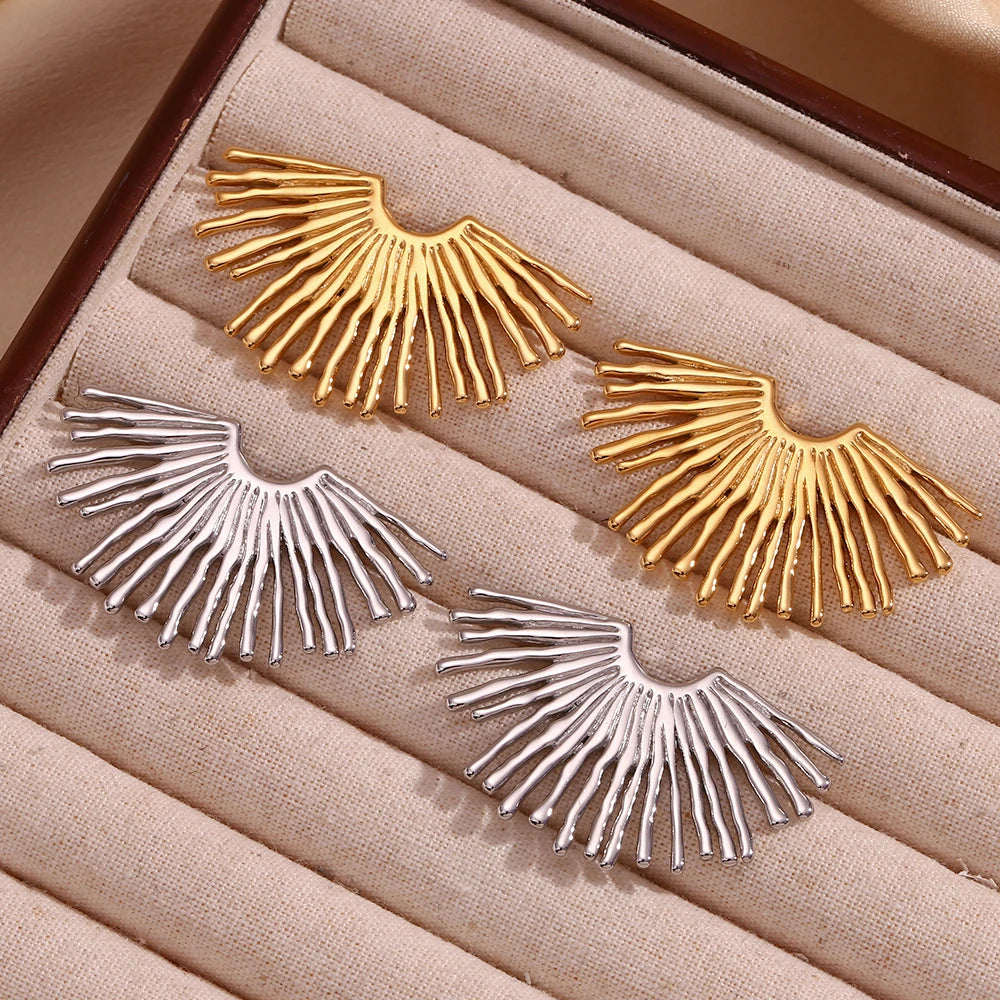 Solar Muse Earrings in jewelry box