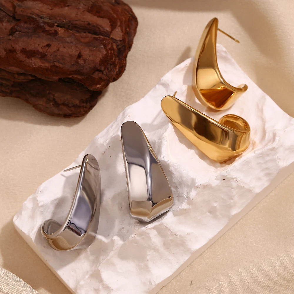 Spotlight Lover Earrings on whote display