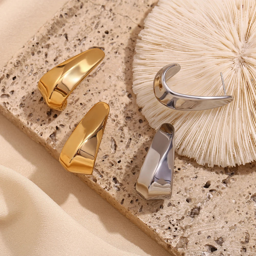 Spotlight Lover Earrings silver gold