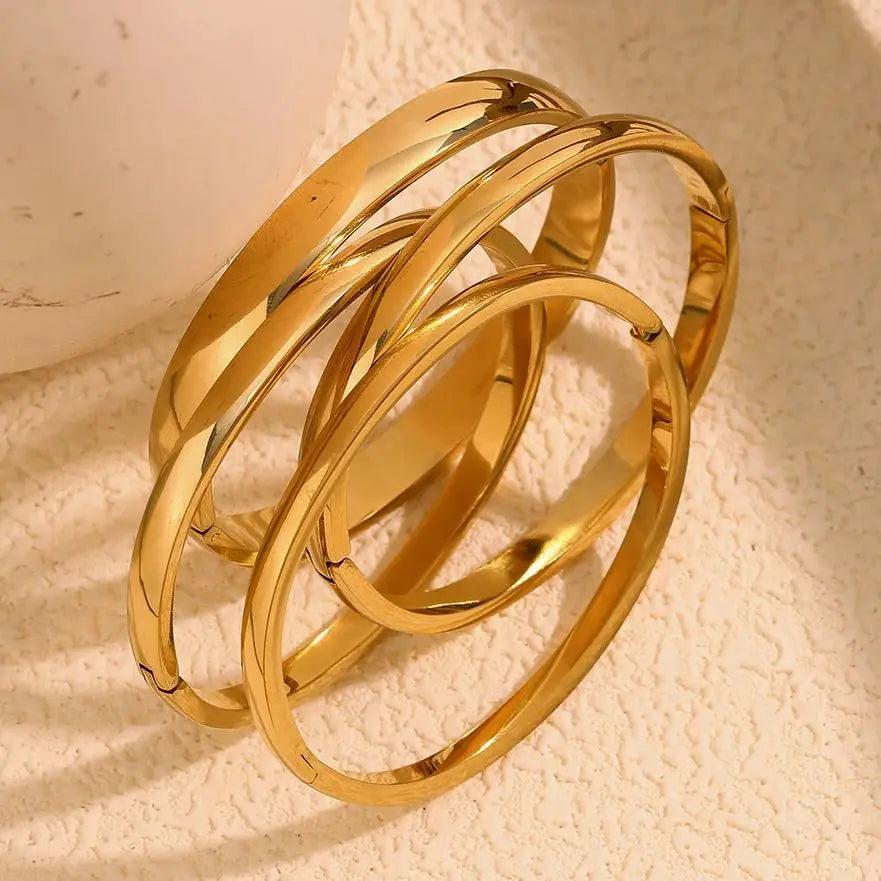 The Halo Bracelets on display