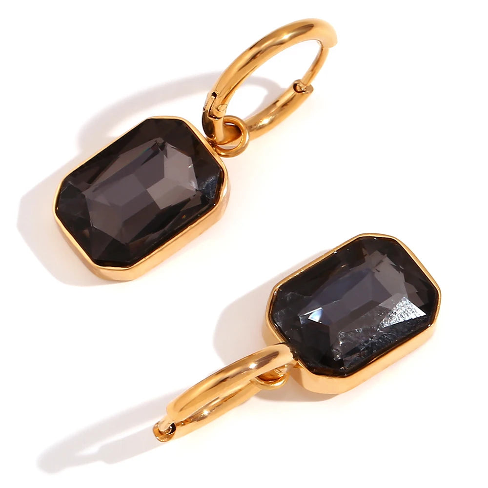 The Precious Earrings in Black