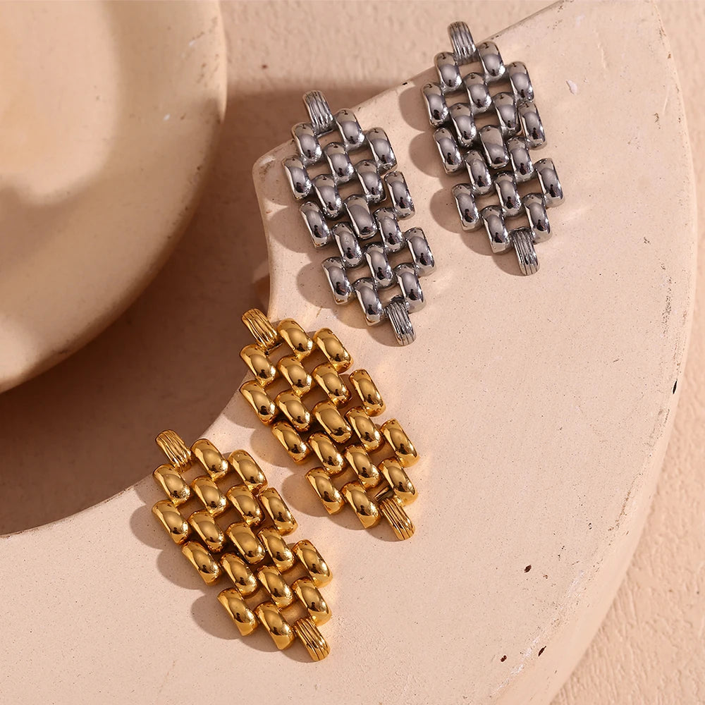 Unity Earrings silver and gold