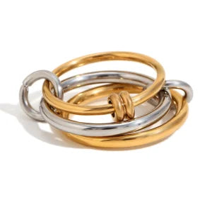 Unity Stack Ring mixed color