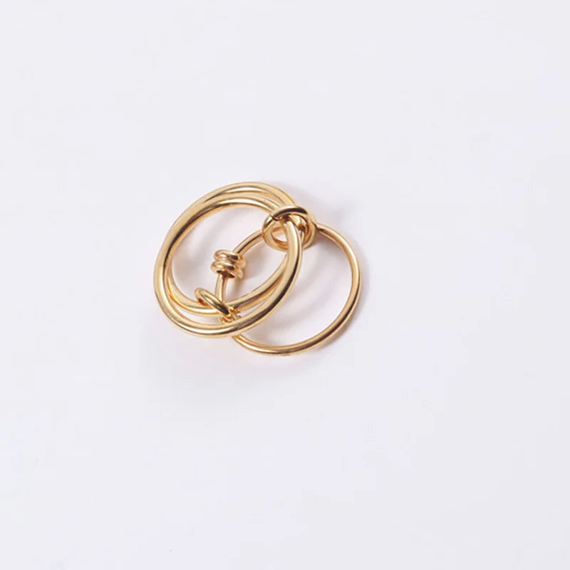 Unity Stack Ring in gold