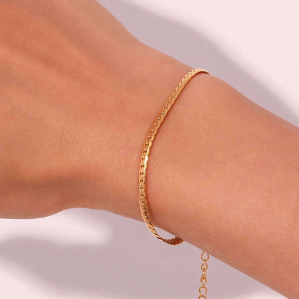 Velvet Line Bracelet on model wrist