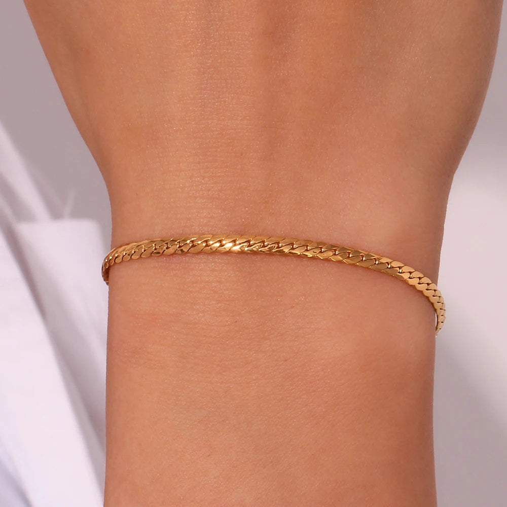 Velvet Line Bracelet on wrist